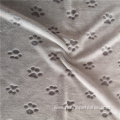 Double-Sided Pet Paw Back Printed Cutting Flannel Fabric